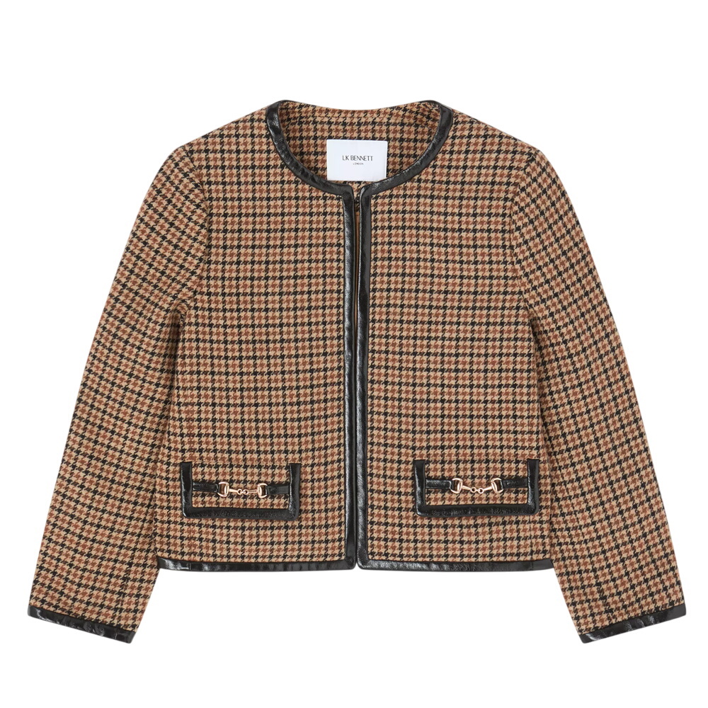 L.K. Bennett Zisou Check Jacket